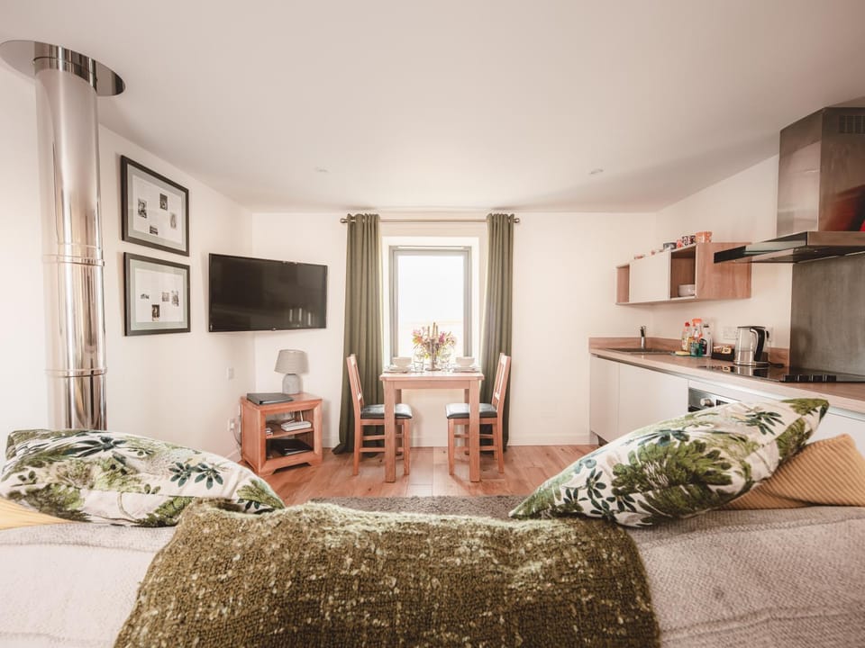 Kitchen or kitchenette, Living room, Dining area