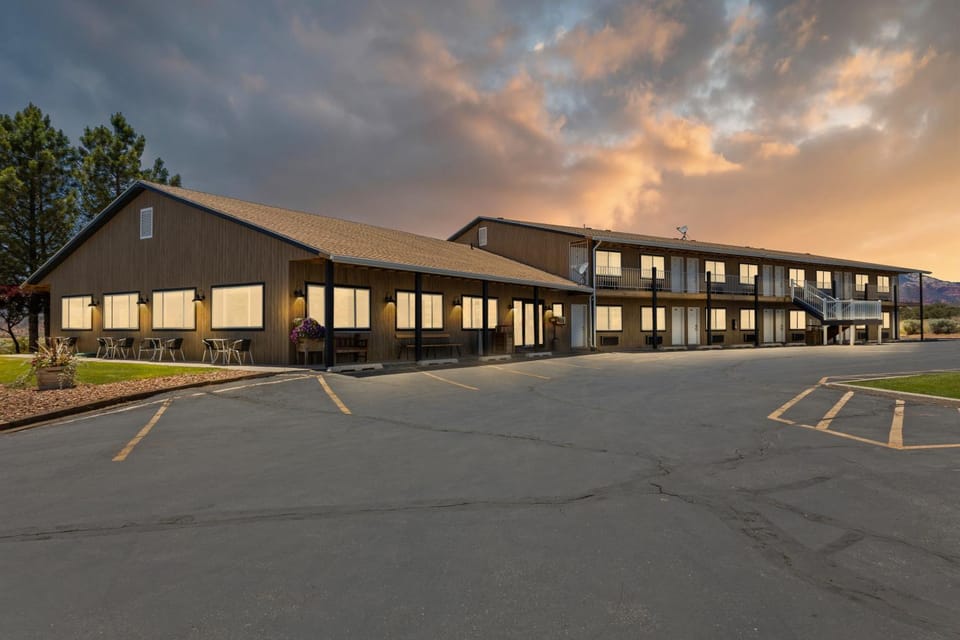 Property building, Sunset