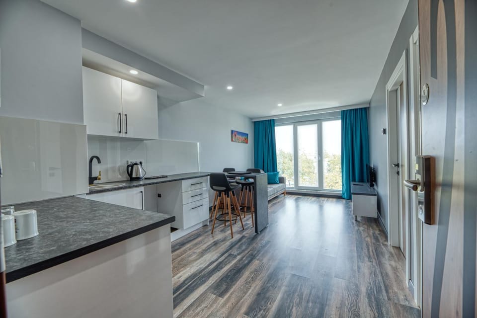 Kitchen or kitchenette, Seating area