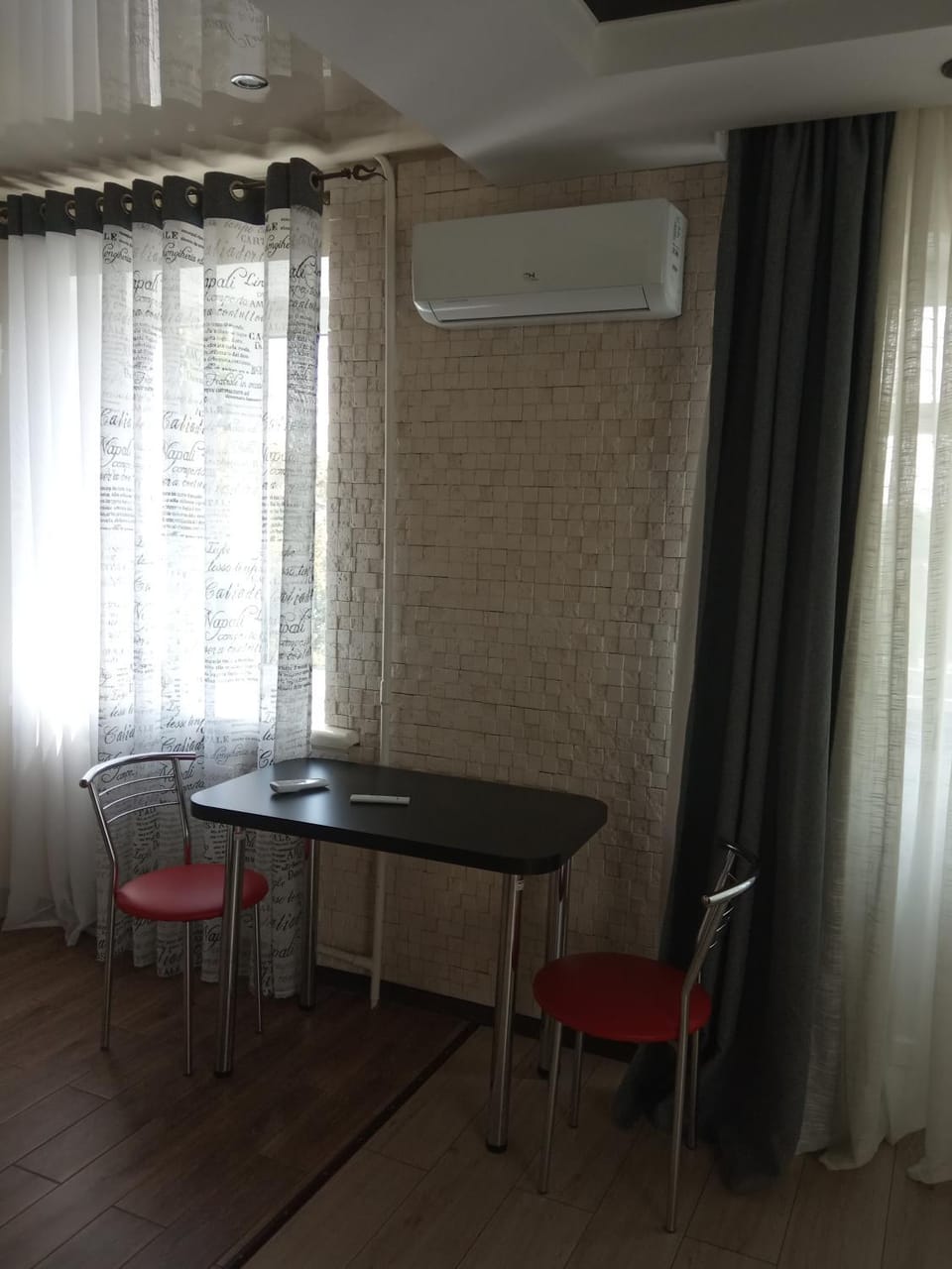 Dining area, air conditioner