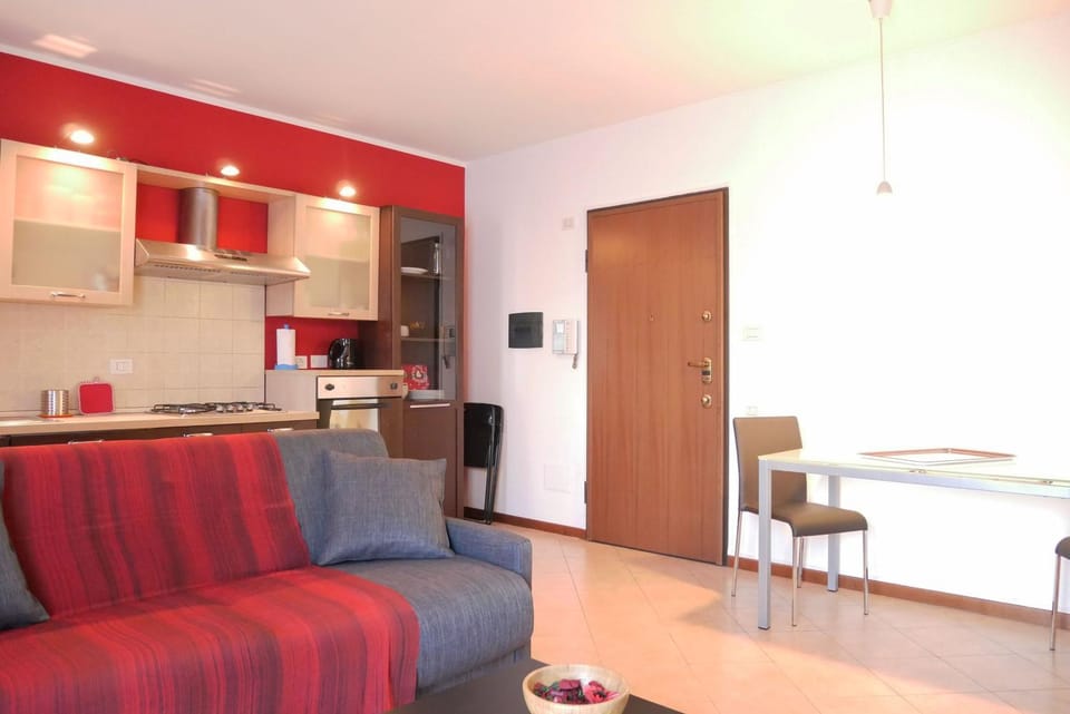 Living room, kitchen