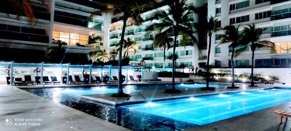 Property building, Pool view, Swimming pool