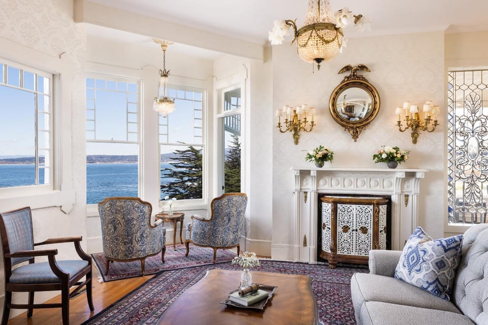 Lobby or reception, Seating area, Sea view