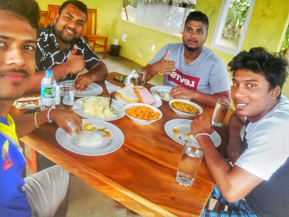 Food, group of guests