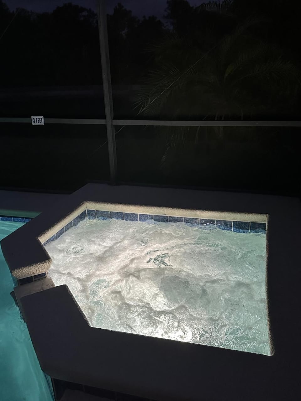 Night, Hot Tub