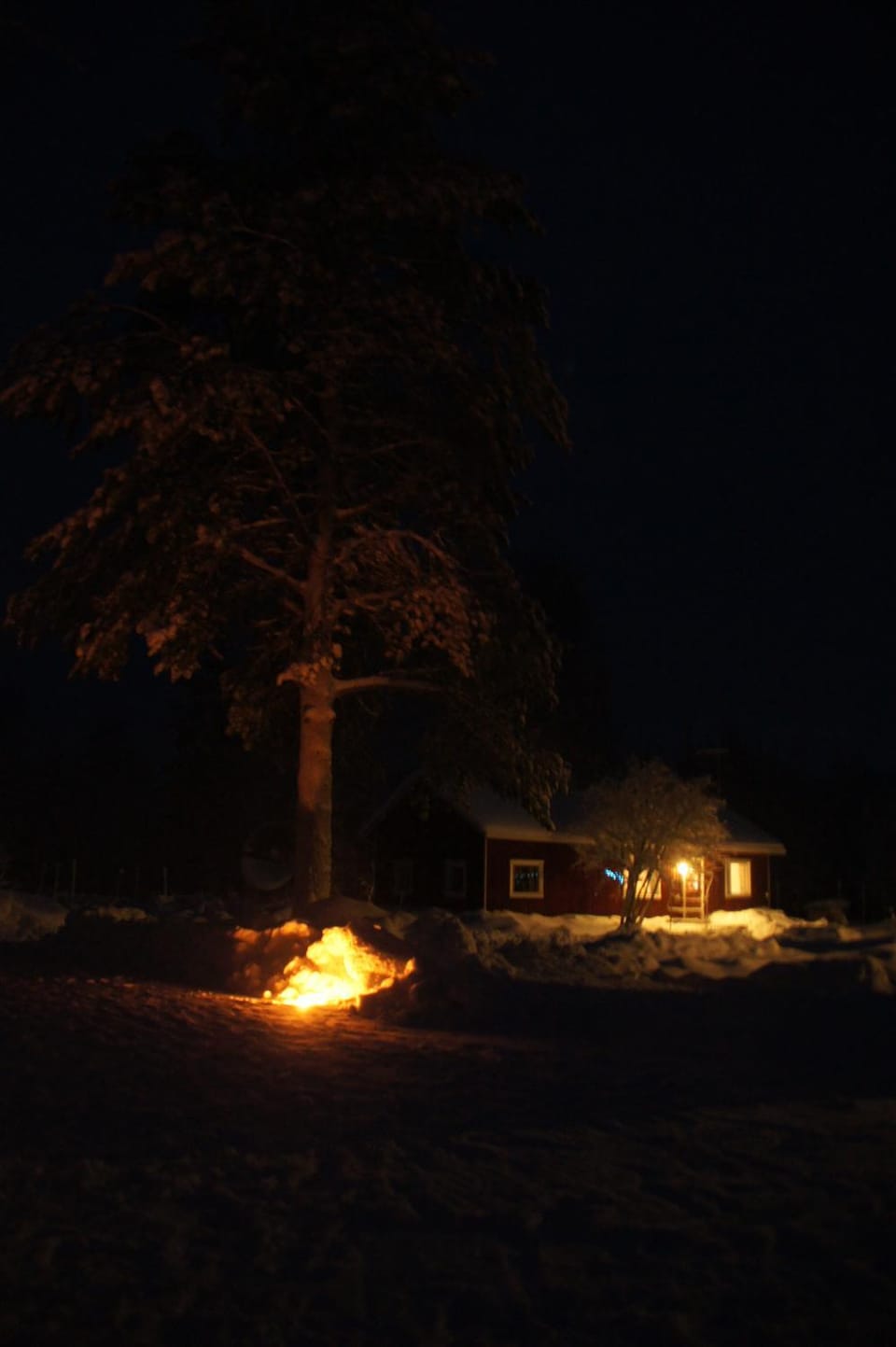 Facade/entrance, Night, Natural landscape