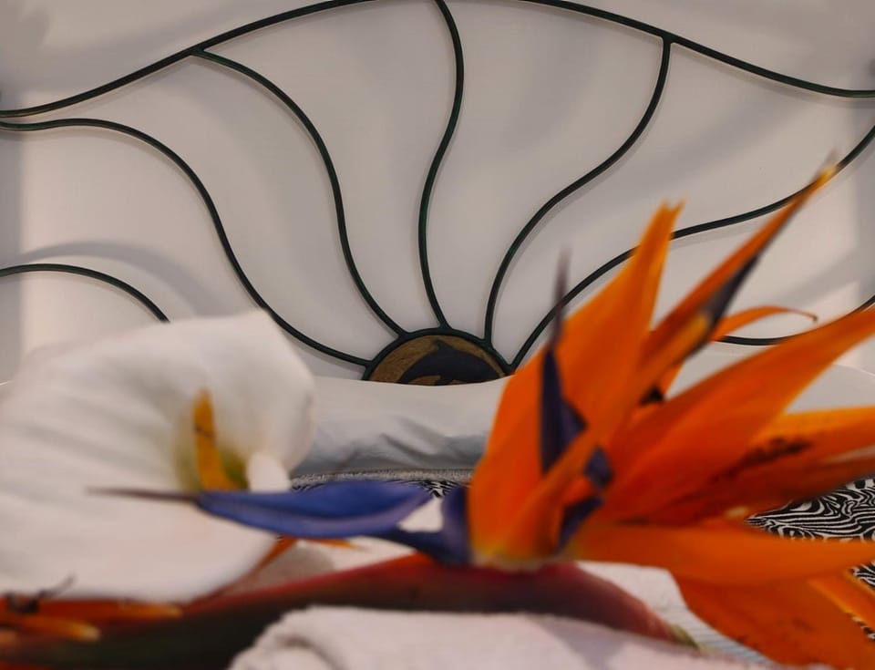 Bed, Decorative detail, Bedroom