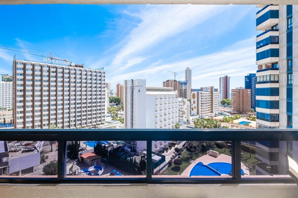 Property building, Off site, Day, City view, Pool view, Swimming pool
