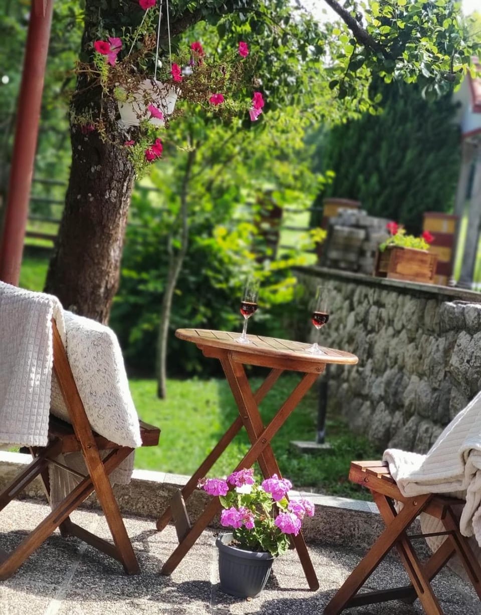 Patio, Day, Seating area, Garden view