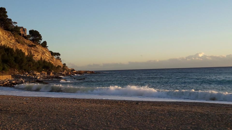 Natural landscape, Beach, Sunrise