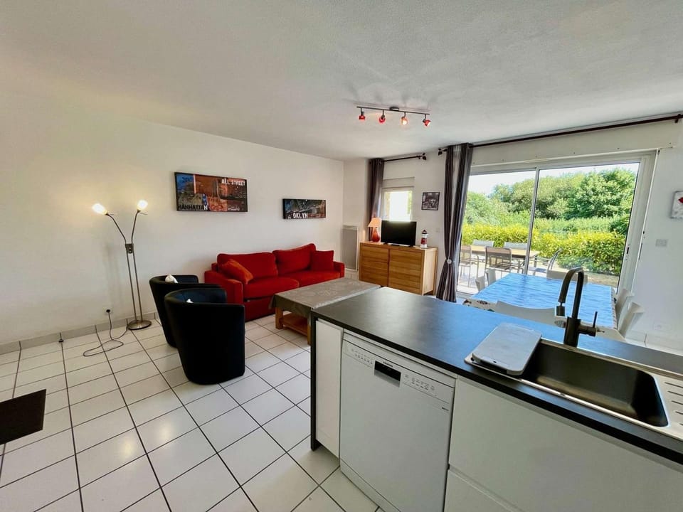 Quiberon: Maison 3 pièces, 6 pers., terrasse sud, parking, quartier calme proche Port-Haliguen Villa in Quiberon