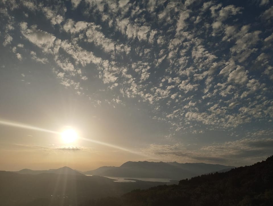 Natural landscape, Sunset