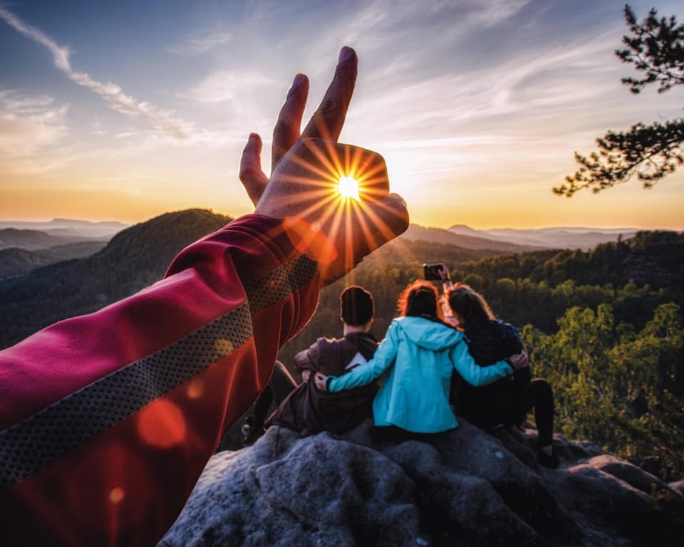 People, Sunset