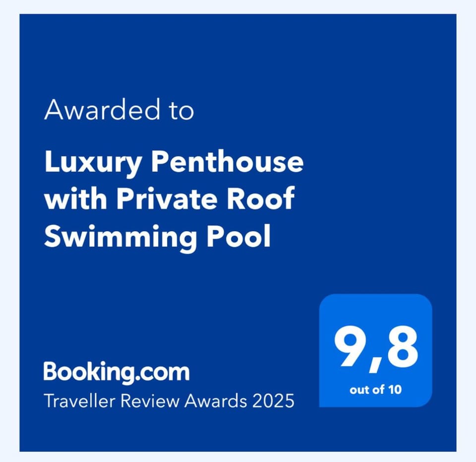 Luxury Penthouse with Private Roof Swimming Pool Apartment in Athens