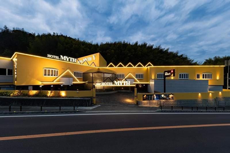 Property building, Night, Parking