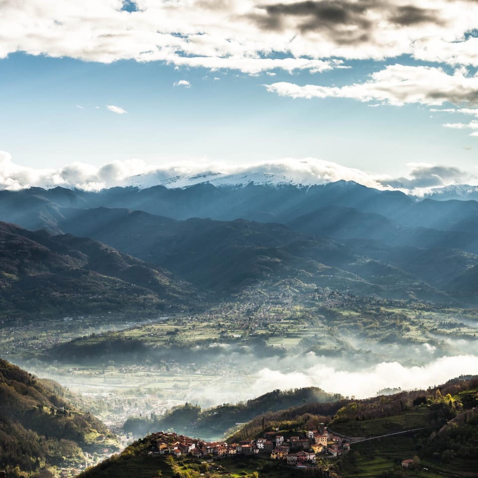 Natural landscape, Bird's eye view