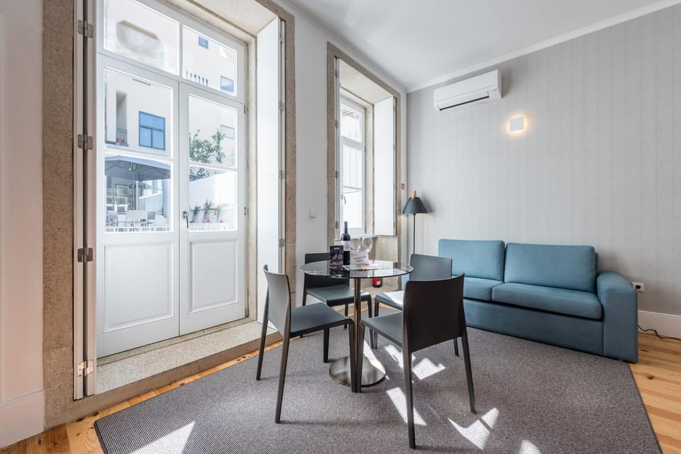 Backyard Palace Terrace Apartment in Porto