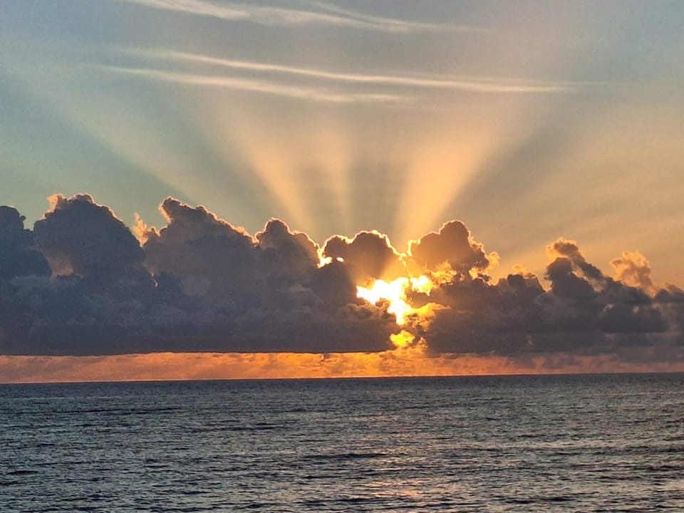 Natural landscape, Sea view, Sunrise