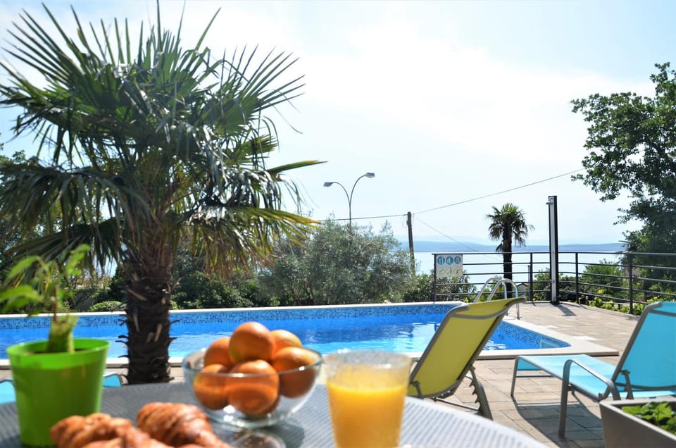 Patio, Balcony/Terrace, Seating area, Pool view, Pool view, Sea view, Sea view, Swimming pool