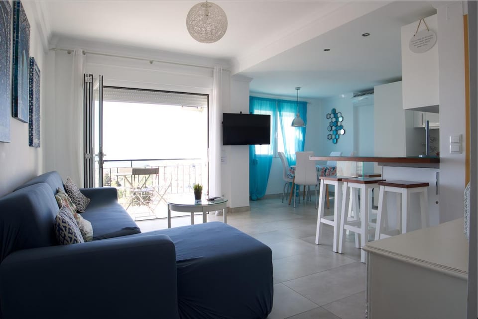 Spectacular sea views from Solana 5 street, Nerja Apartment in Nerja