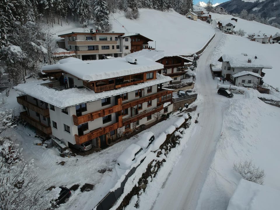Property building, Off site, Bird's eye view, Winter