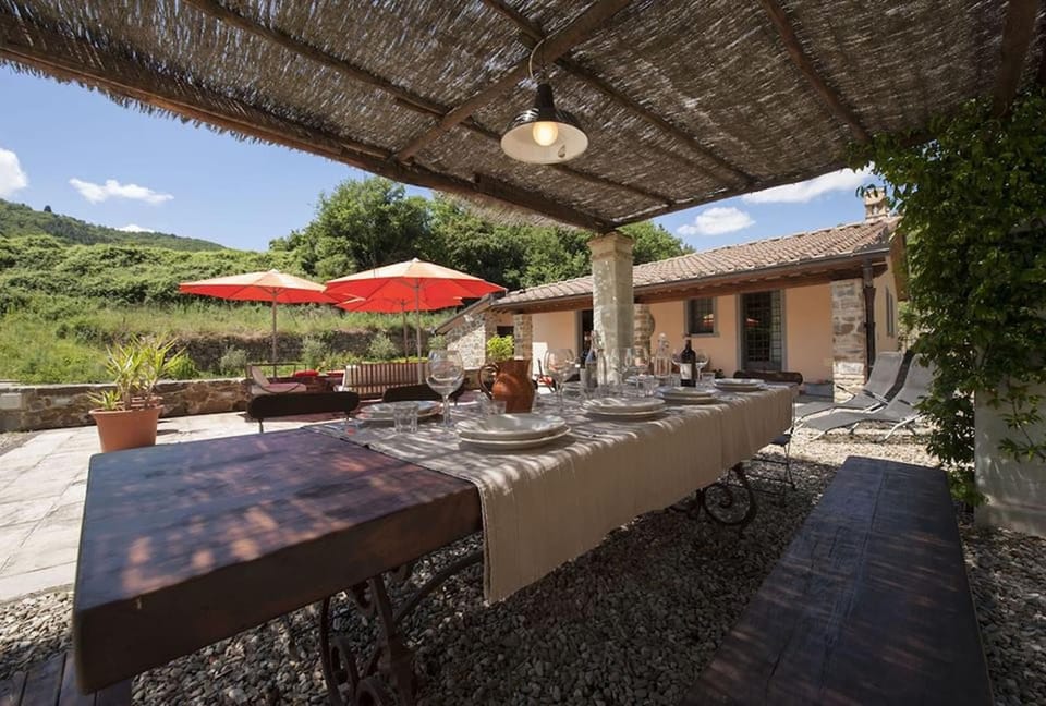 BBQ facilities, View (from property/room), Dining area, Pool view