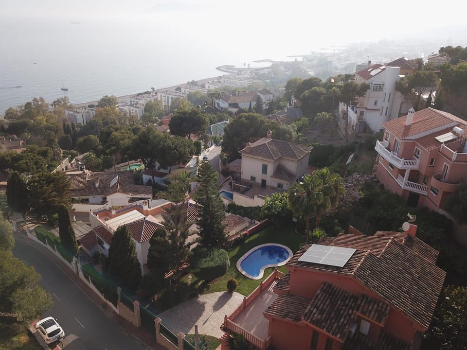 Natural landscape, Bird's eye view, Sea view