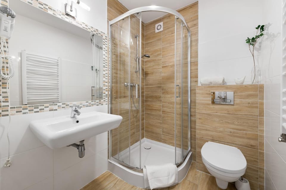 Shower, Toilet, Bathroom, towels
