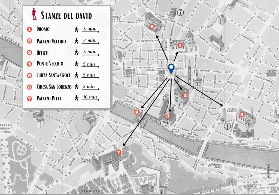 Stanze del David Place Bed and Breakfast in Florence
