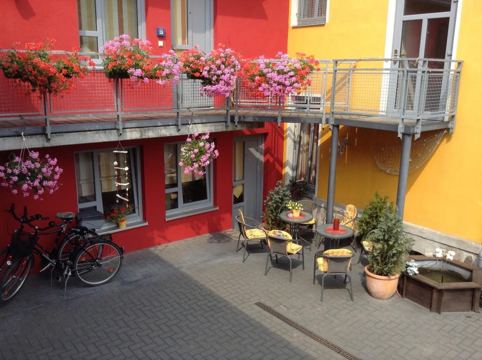 Property building, Patio