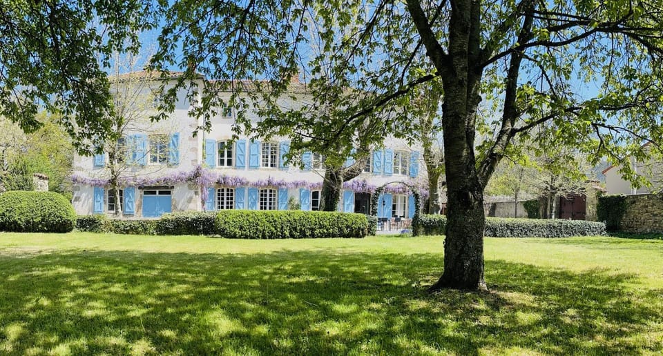 Property building, Spring, Garden view