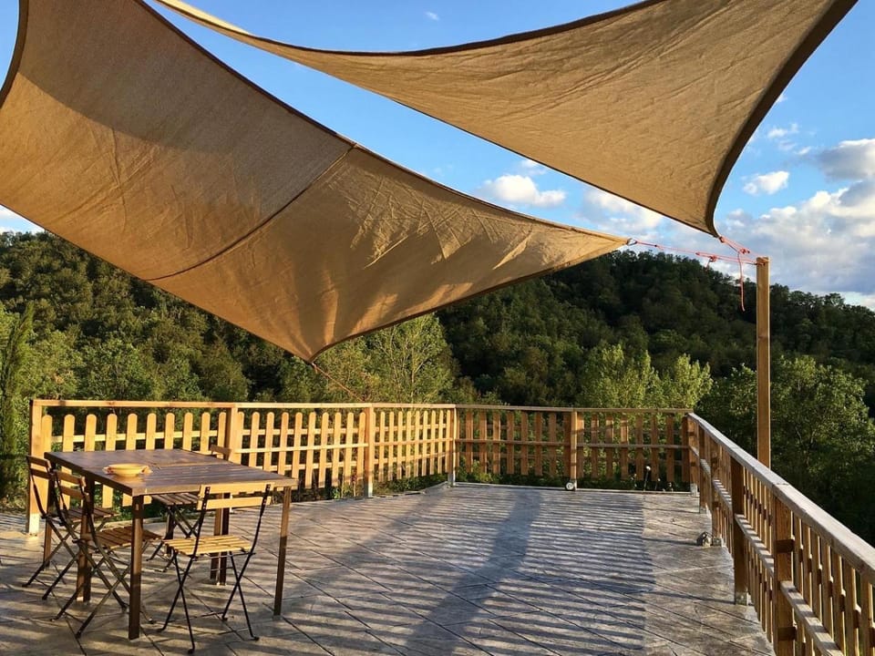 Patio, Natural landscape, Balcony/Terrace, Mountain view