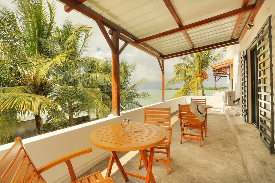 Patio, Balcony/Terrace, Seating area, Garden view, Sea view