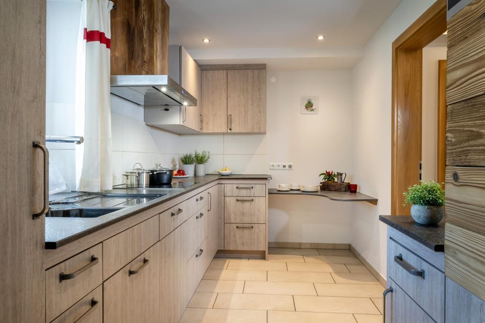 Kitchen or kitchenette, dishwasher, stove