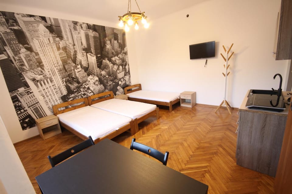 Kitchen or kitchenette, Dining area, Bedroom