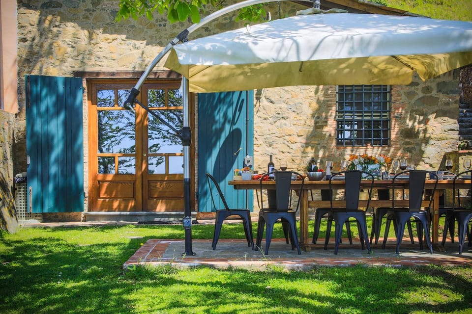 Property building, Patio, Spring, Day, Garden, Garden, Dining area, Garden view