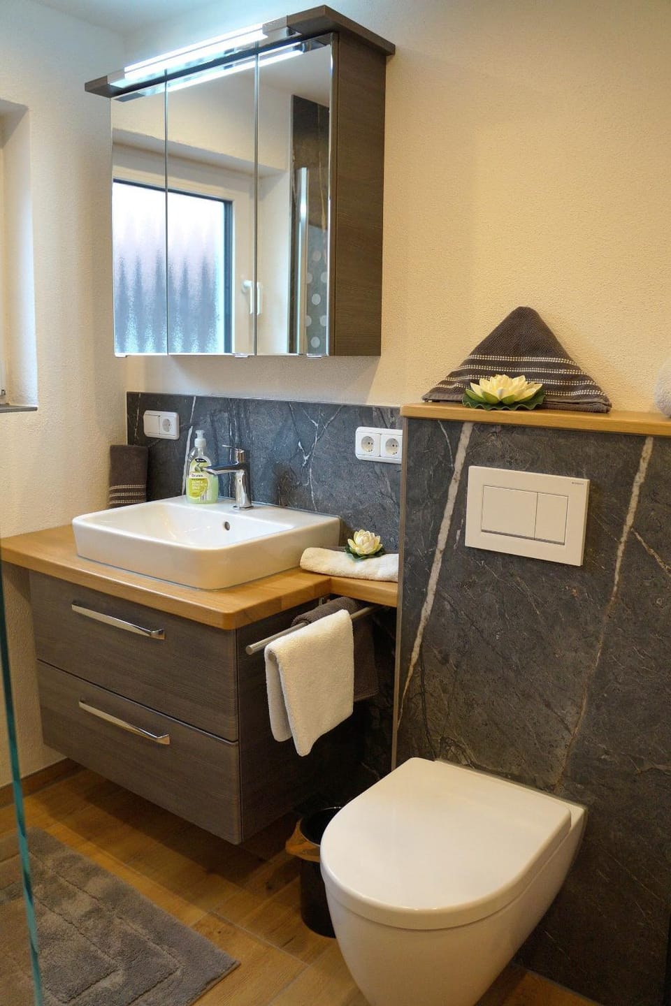 Toilet, Bathroom, towels