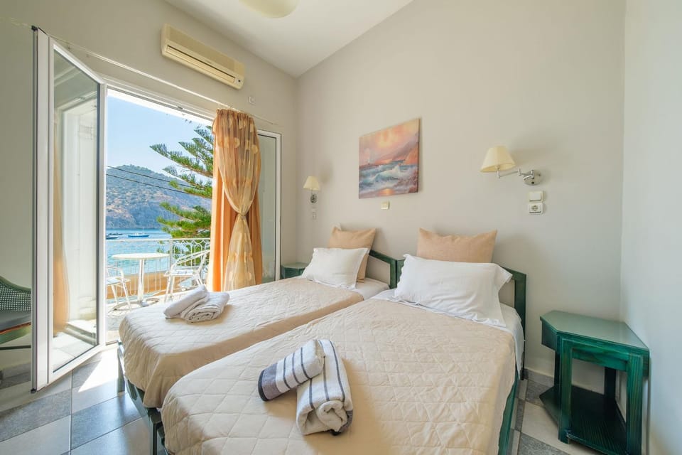 Bed, View (from property/room), Bedroom, Sea view, air conditioner