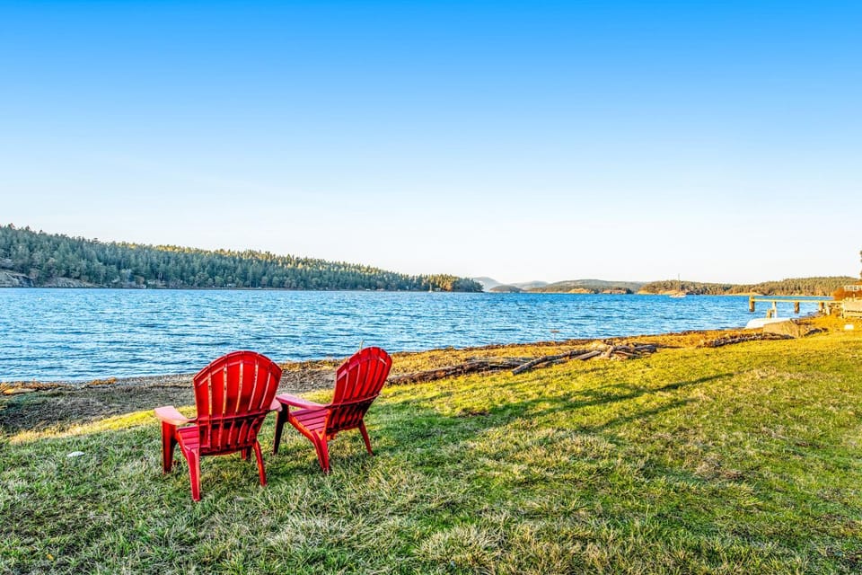 Lopez Island Mud Bay Waterfront home House in Lopez Island