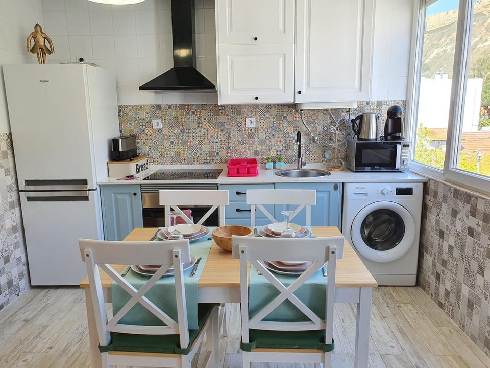 Kitchen or kitchenette, minibar, pet friendly, stove, washing machine