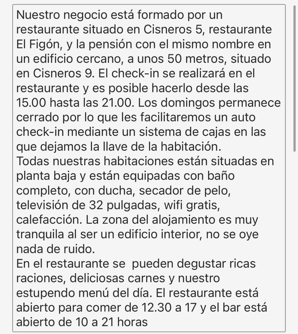 Pension El Figon Bed and Breakfast in Santander