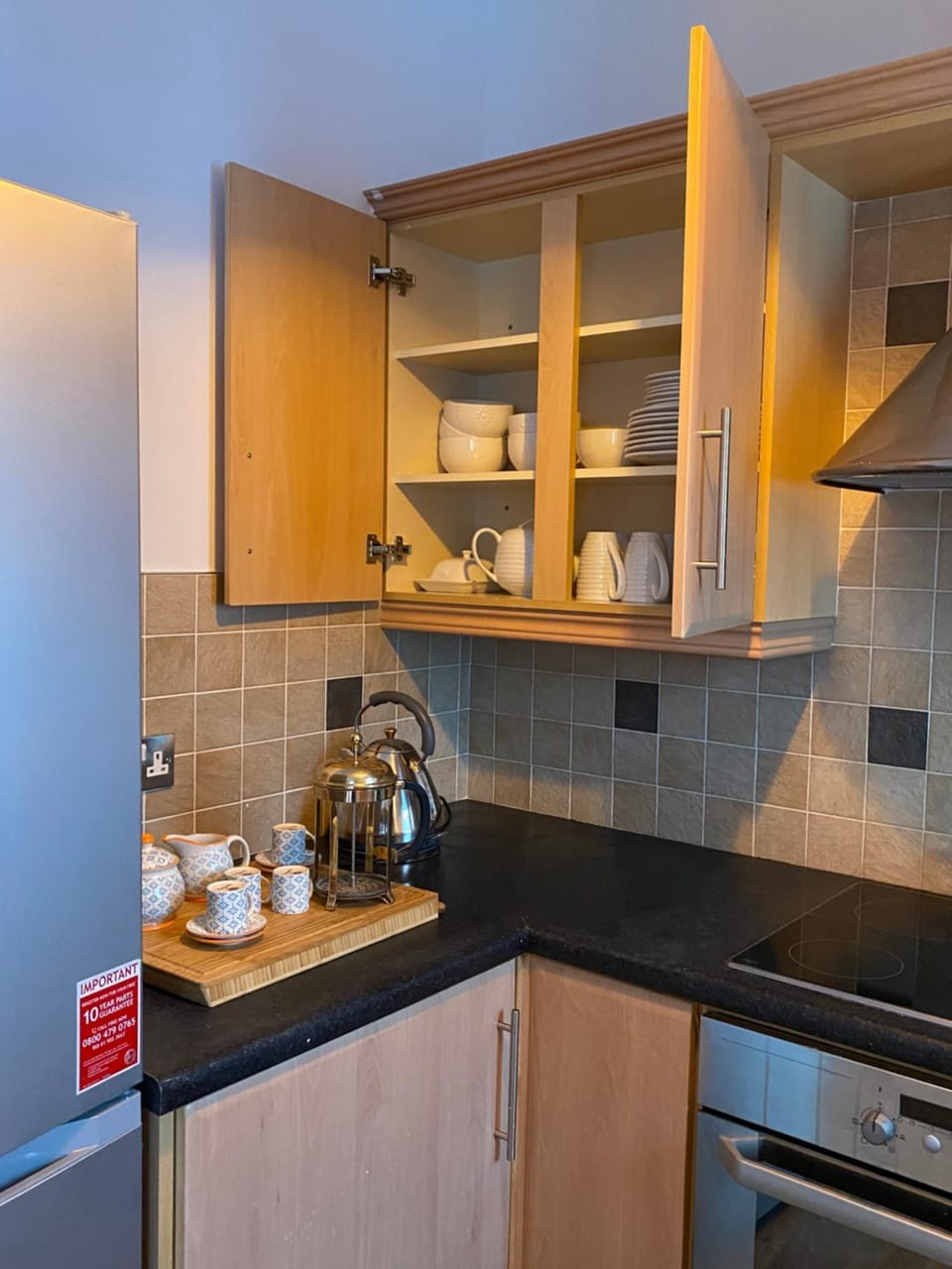 Coffee/tea facilities, Kitchen or kitchenette, minibar, stove, toaster