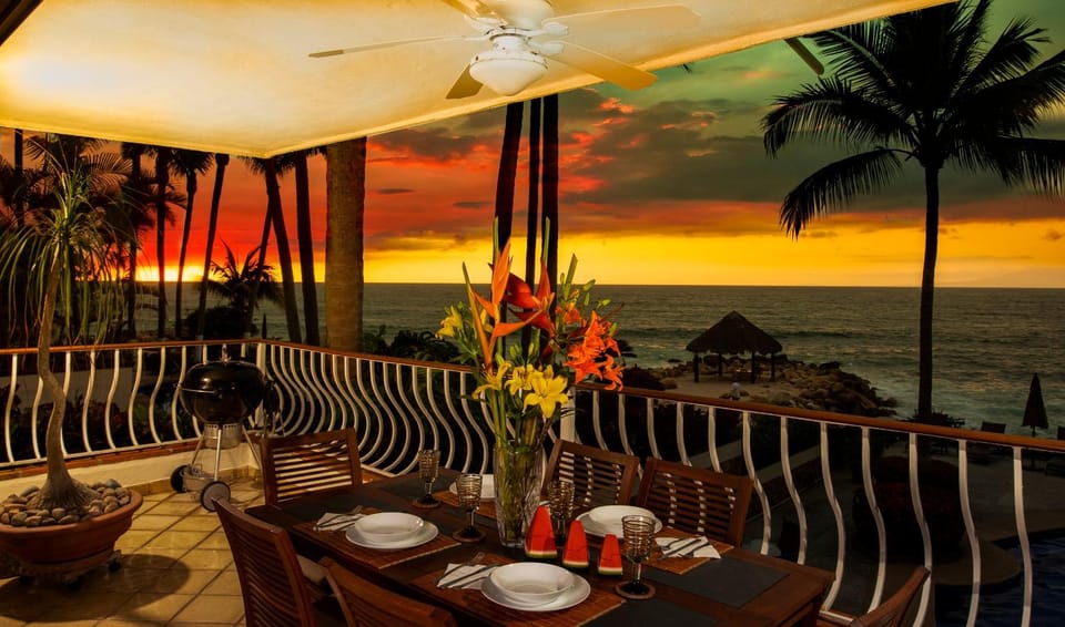 Balcony/Terrace, Sea view, Sunset