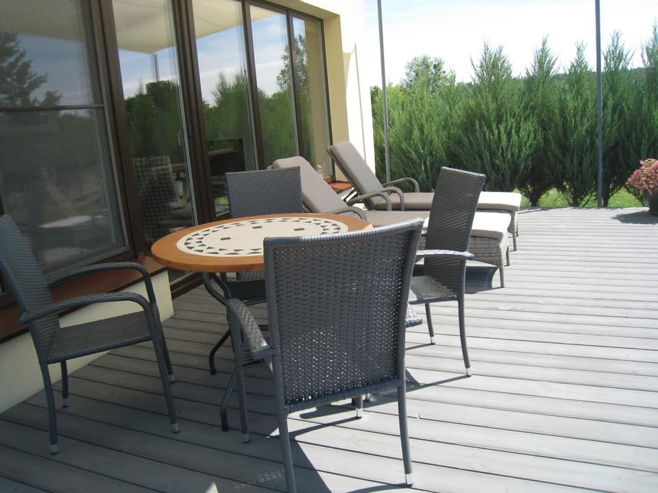 Property building, Patio