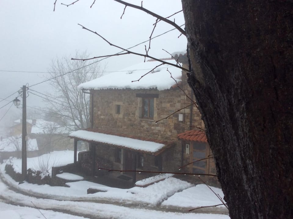 Property building, Facade/entrance, Winter