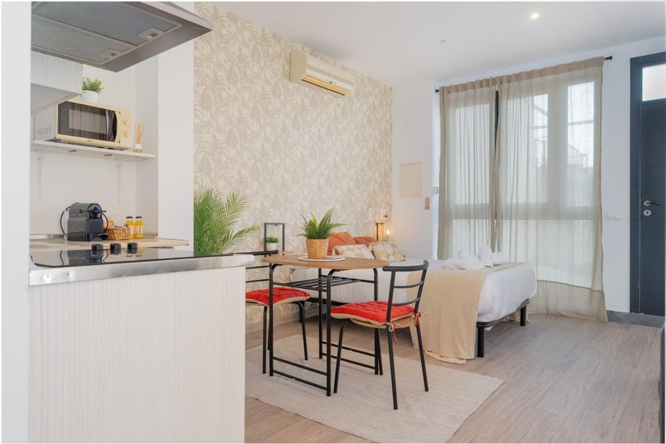 Kitchen or kitchenette, Photo of the whole room, air conditioner