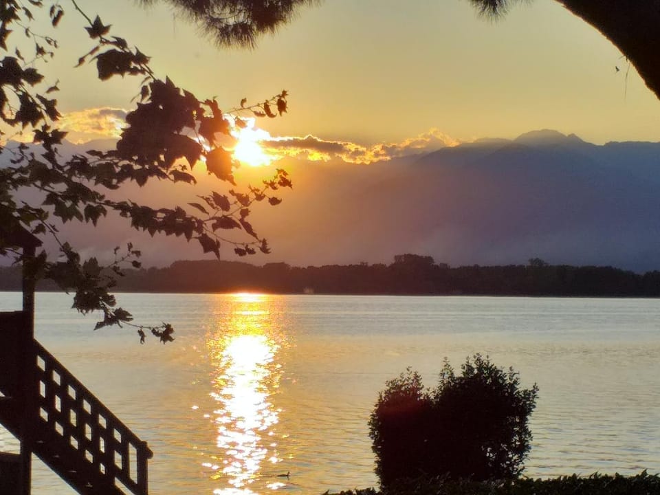 Natural landscape, Summer, Lake view, Sunset