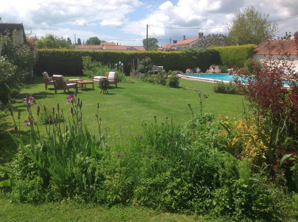 Garden, Seating area, Garden view, Swimming pool