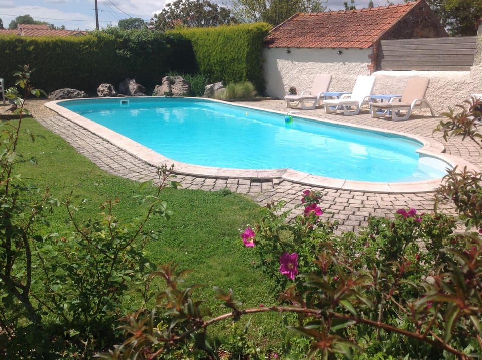 Pool view, Swimming pool, Swimming pool, sunbed