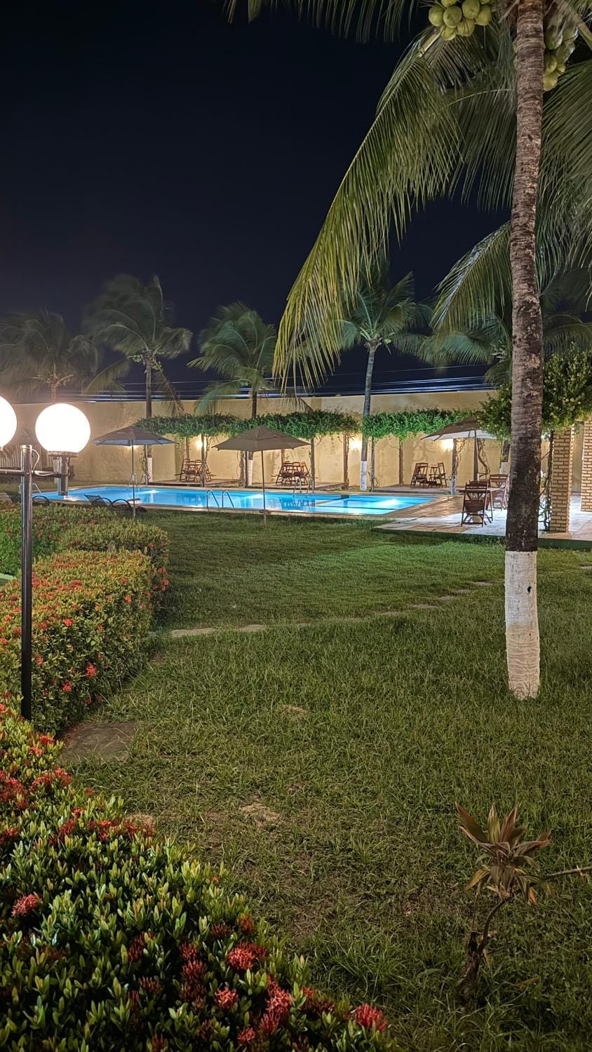 Night, Garden, Garden, Garden view, Pool view, Swimming pool